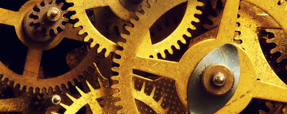 Grunge,Gear,,Cog,Wheels,Background.,Concept,Of,Industrial,,Science,,Clockwork,